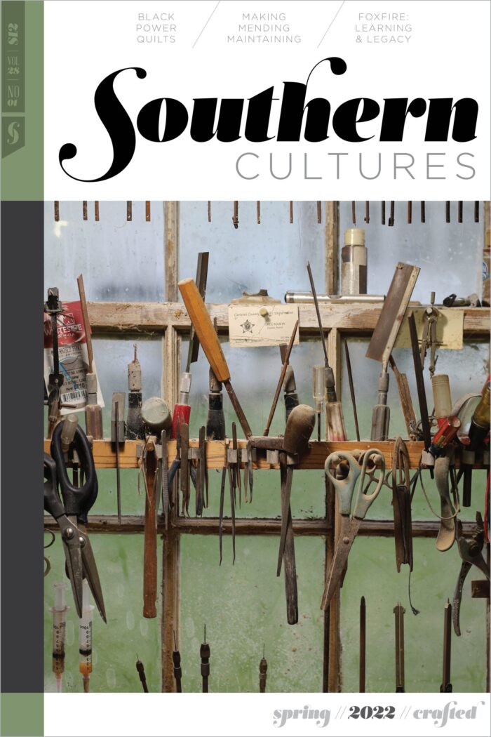 Cover: Southern Cultures Vol 28 No 1
